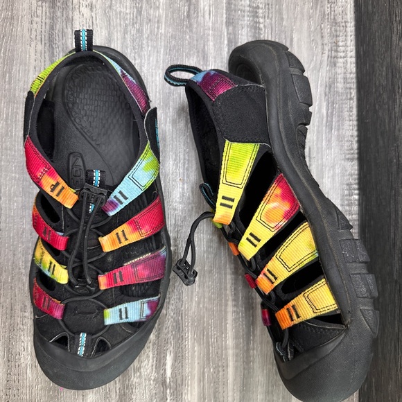 KEEN Newport H2 Rainbow Tye Dye Women's Sandals Waterproof Outdoor 9.5/10W - Picture 2 of 11